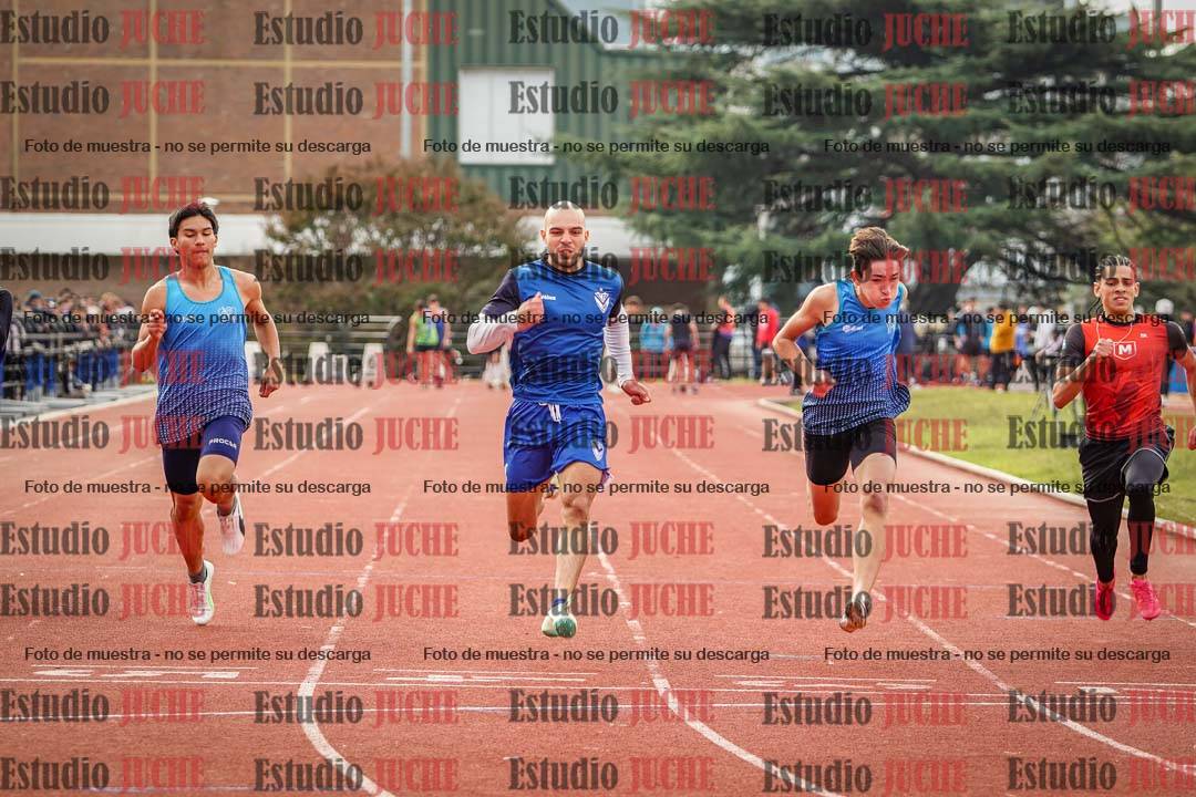 Fotos de los 100 m llanos de varones