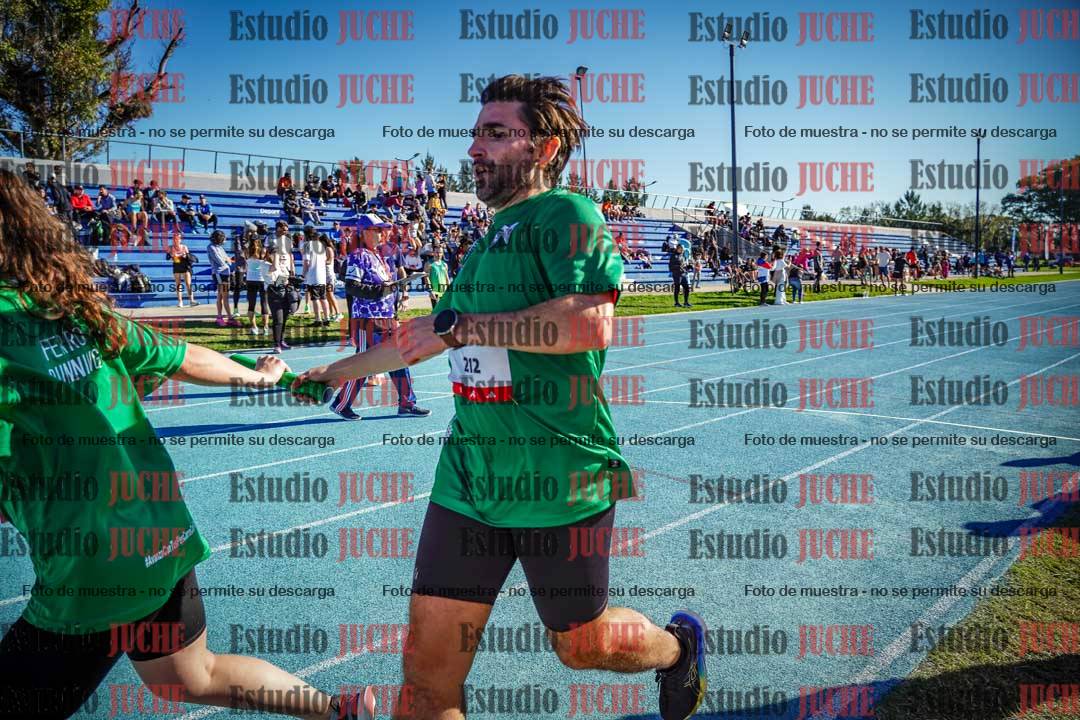 Fotos durante los relevos