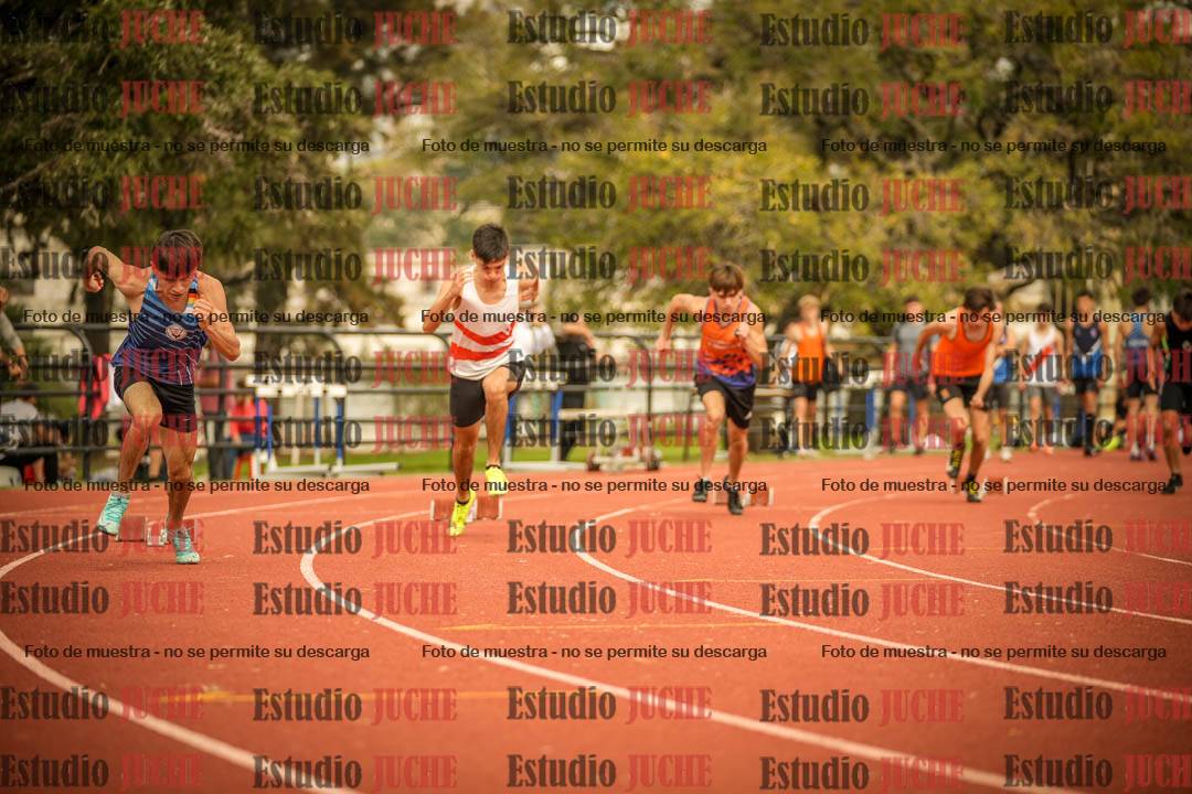 Fotos de los 200 m llanos de varones