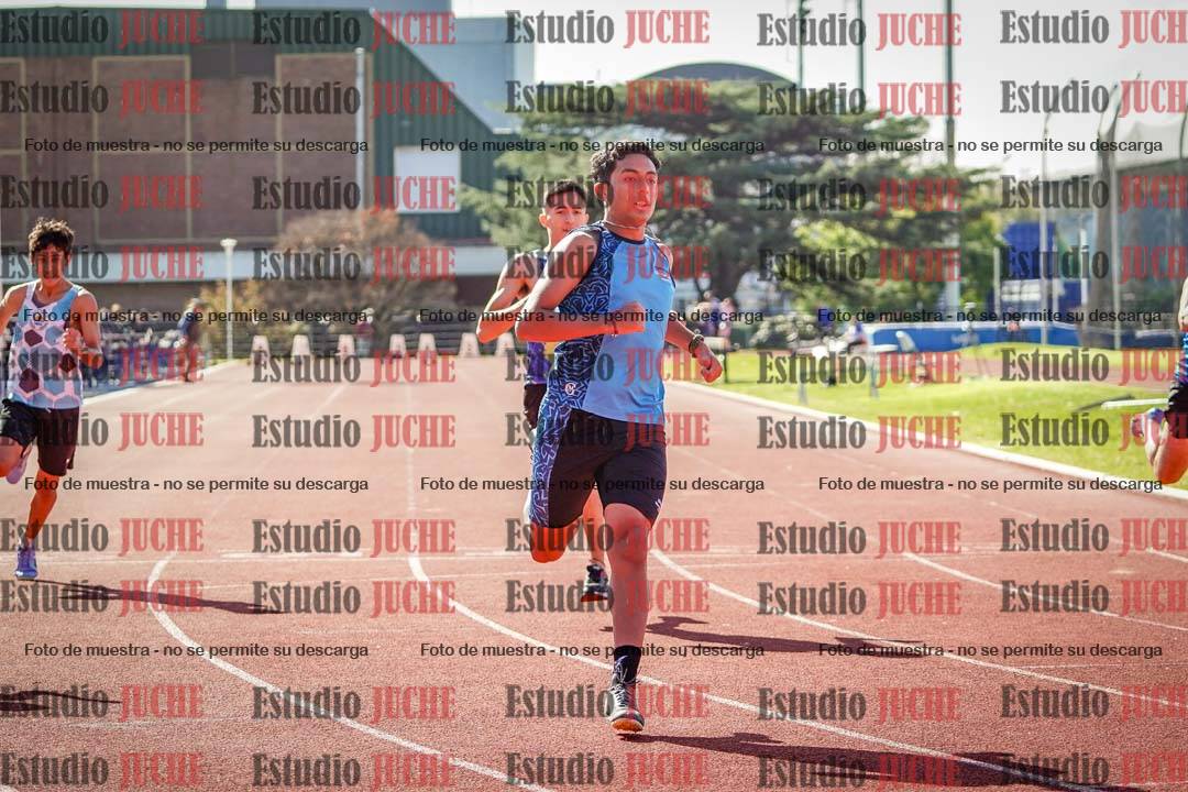 Fotos de los 100 m llanos de varones