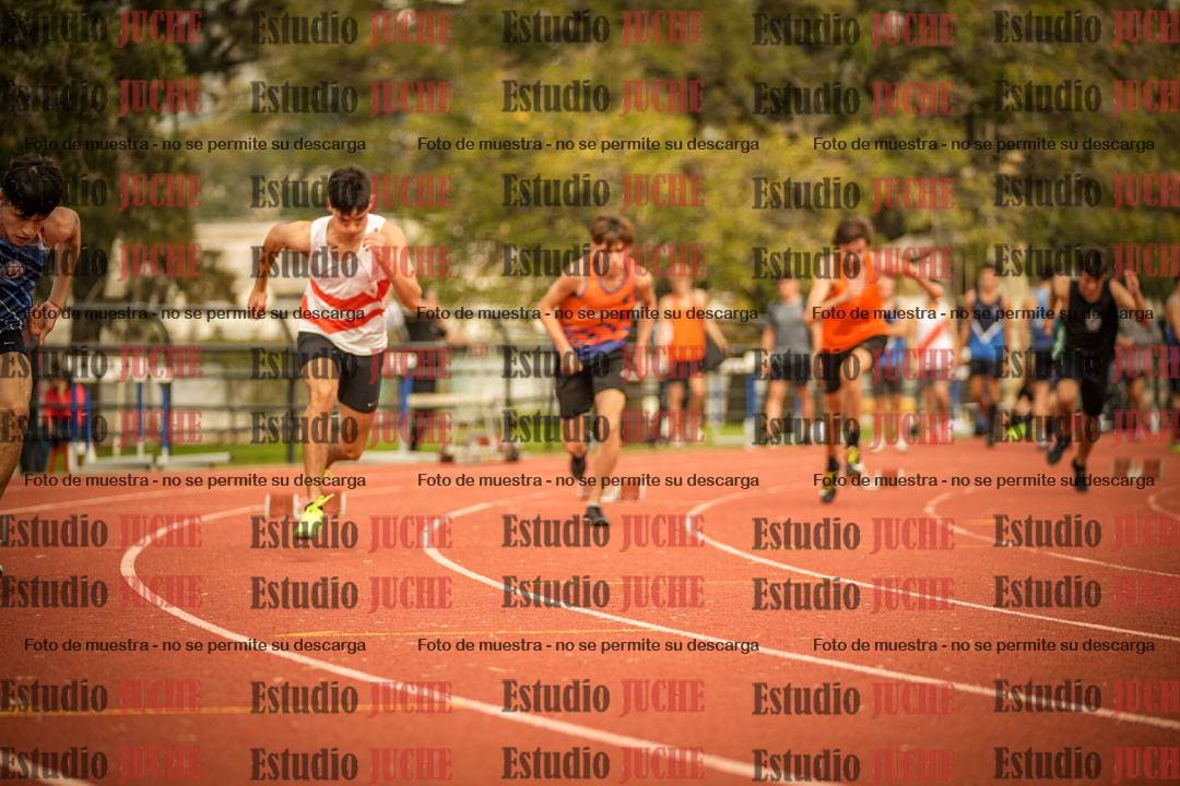 Fotos de los 200 m llanos de varones