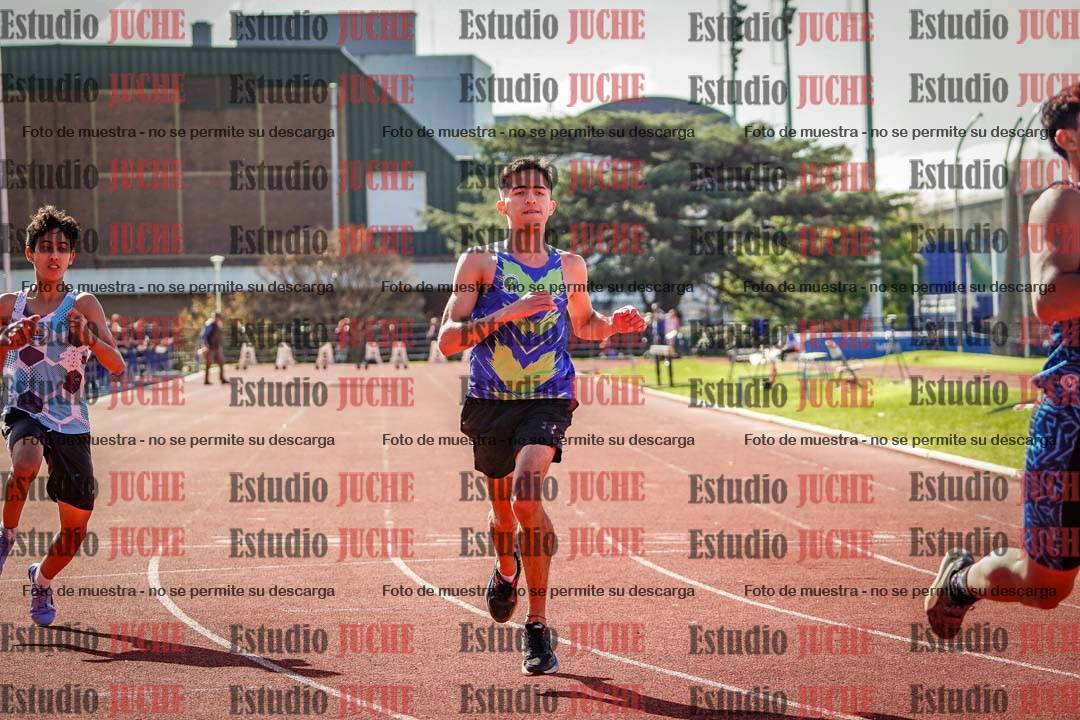 Fotos de los 100 m llanos de varones