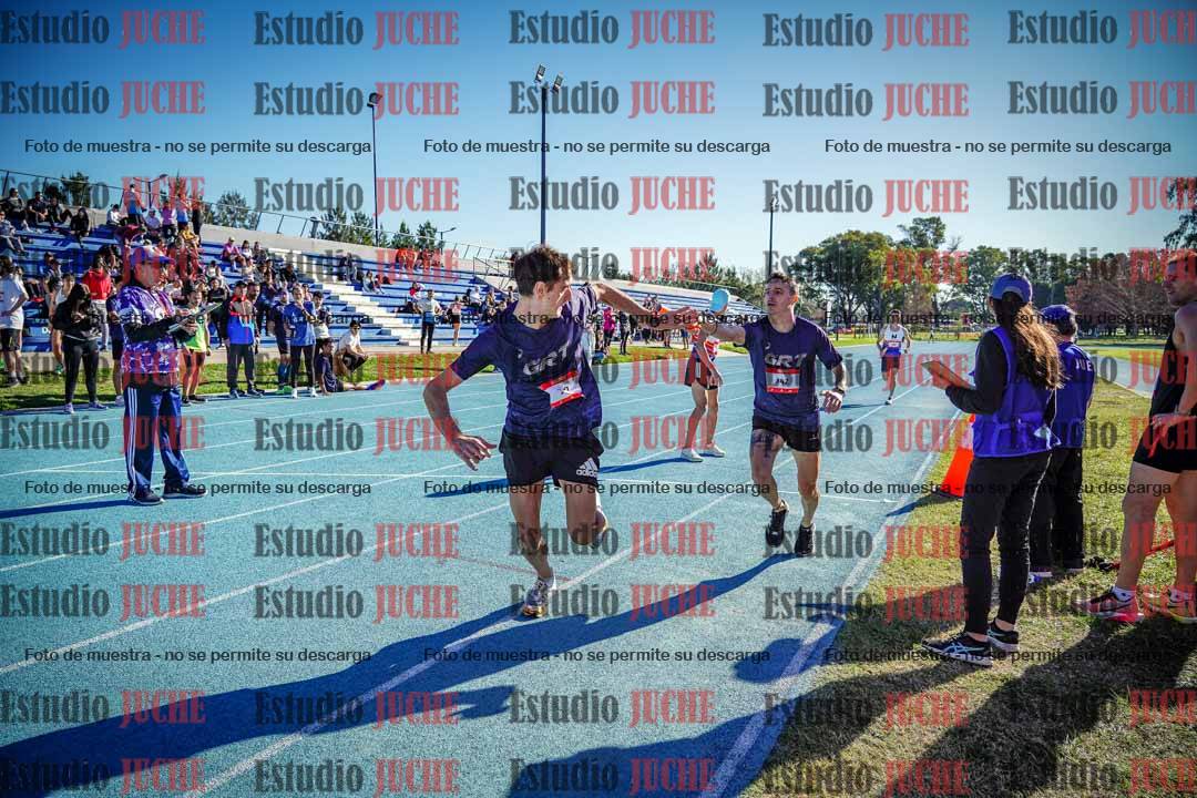 Fotos durante los relevos