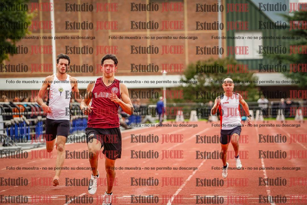 Fotos de los 100 m llanos de varones