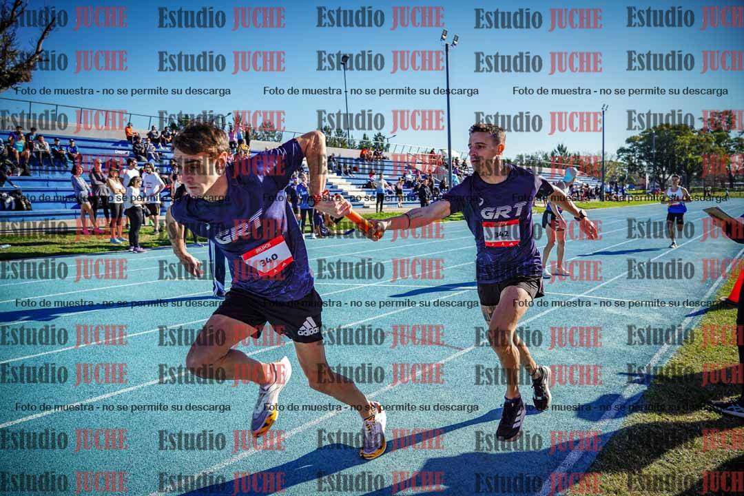 Fotos durante los relevos