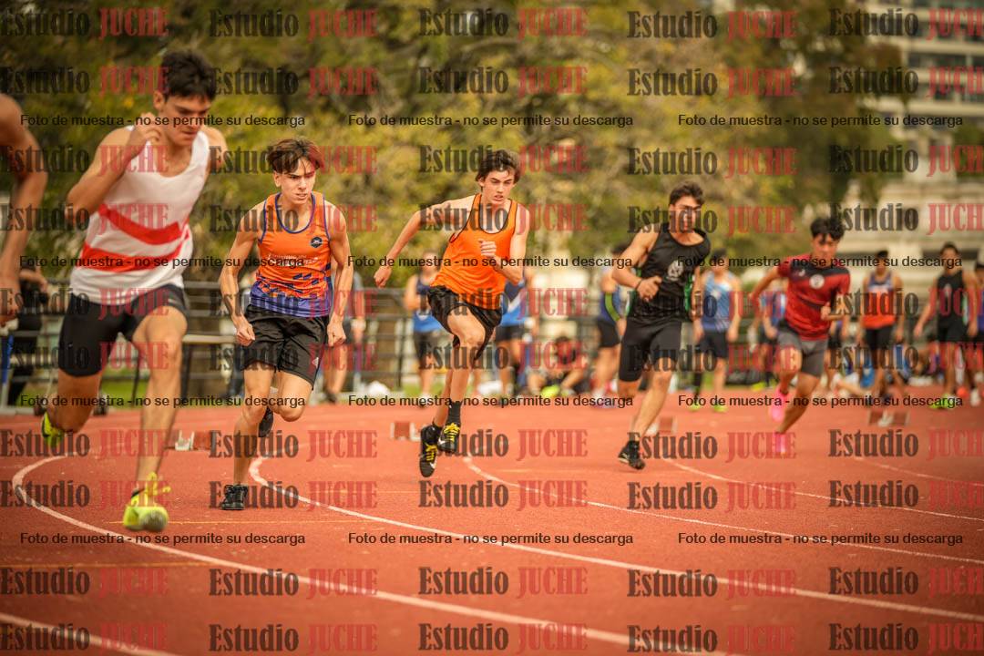 Fotos de los 200 m llanos de varones