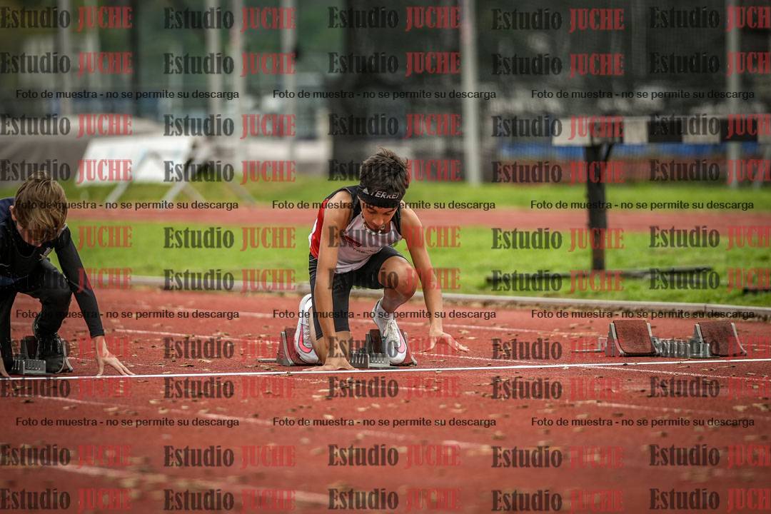 Fotos de los 50 m llanos de varones