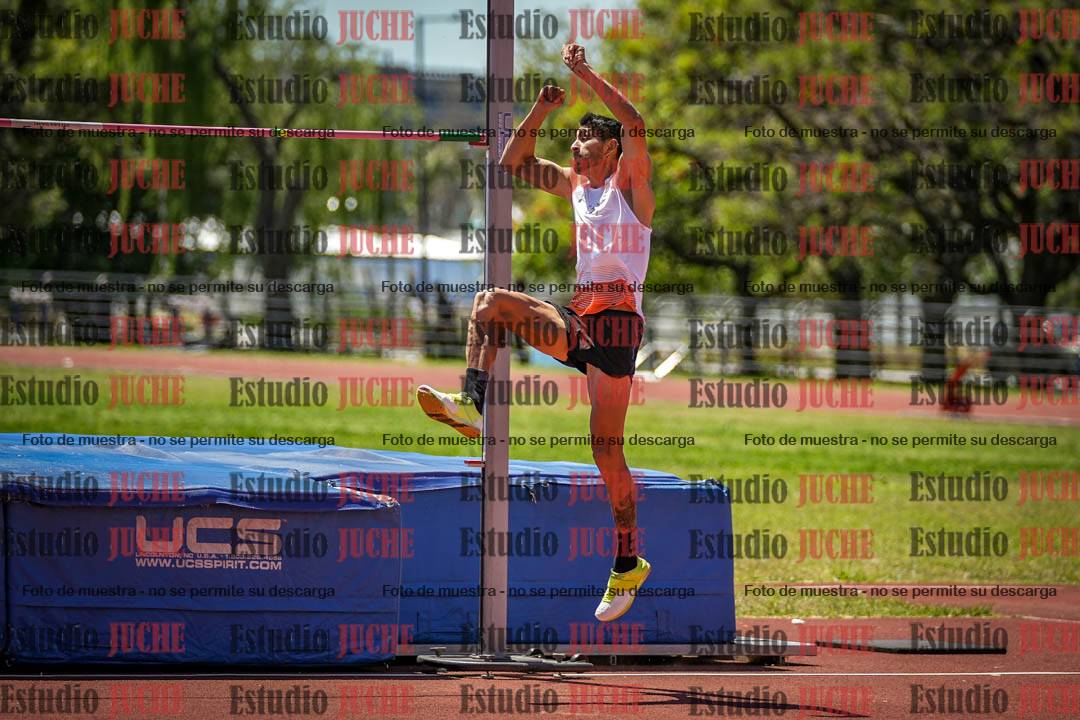 Fotos del salto en alto de varones