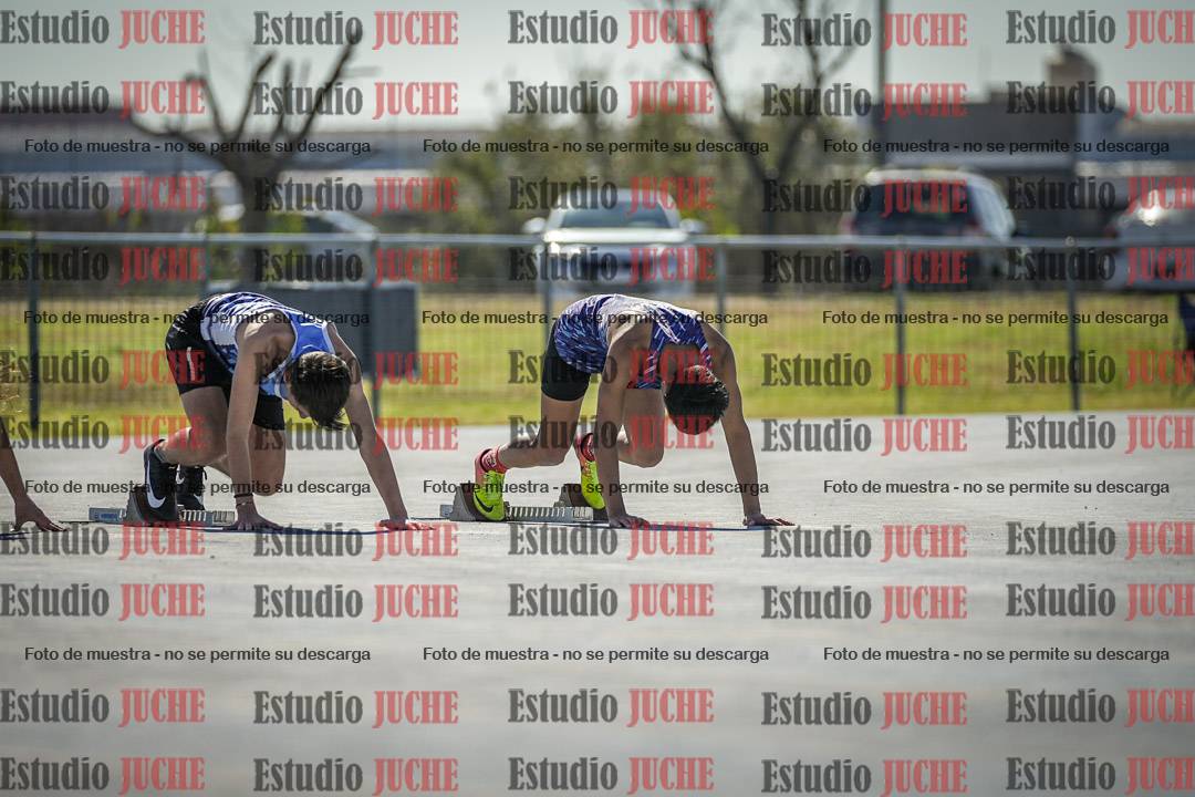 Fotos de los 100 m llanos de varones
