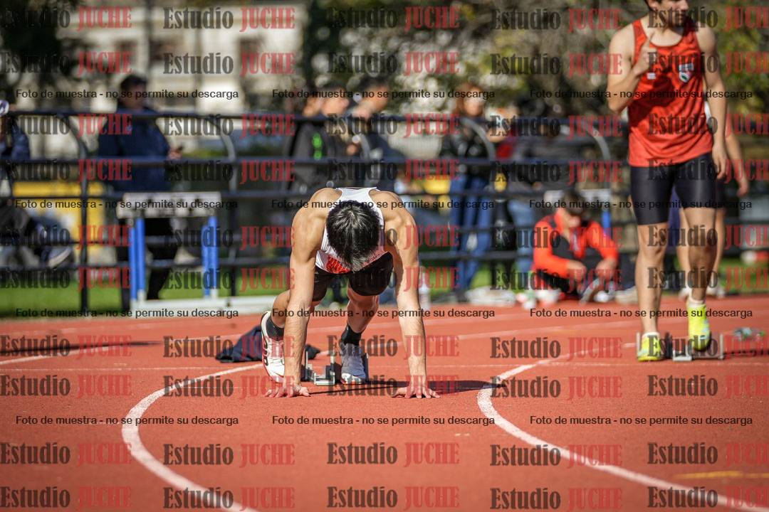 Fotos de los 200 m llanos de varones
