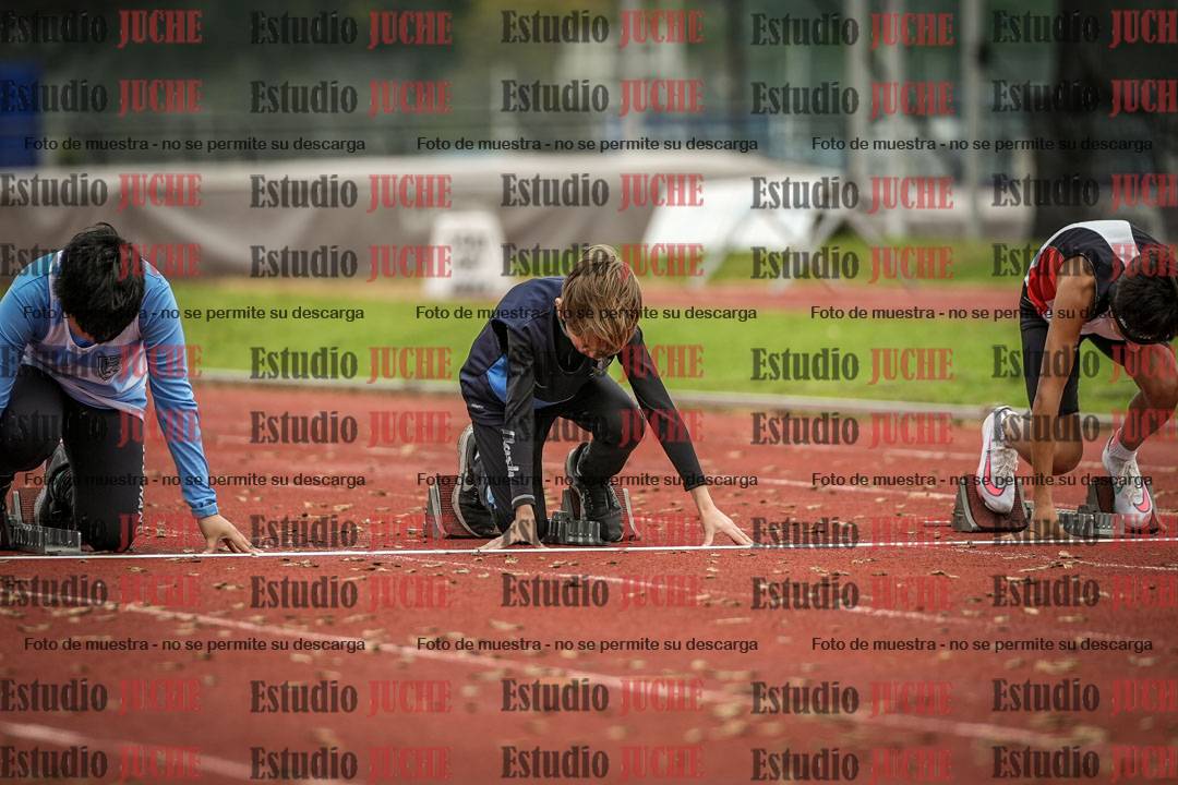 Fotos de los 50 m llanos de varones