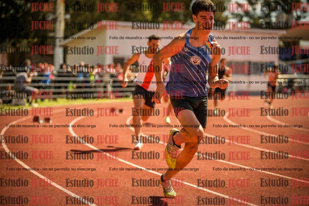 Fotos de los 400 m llanos de varones