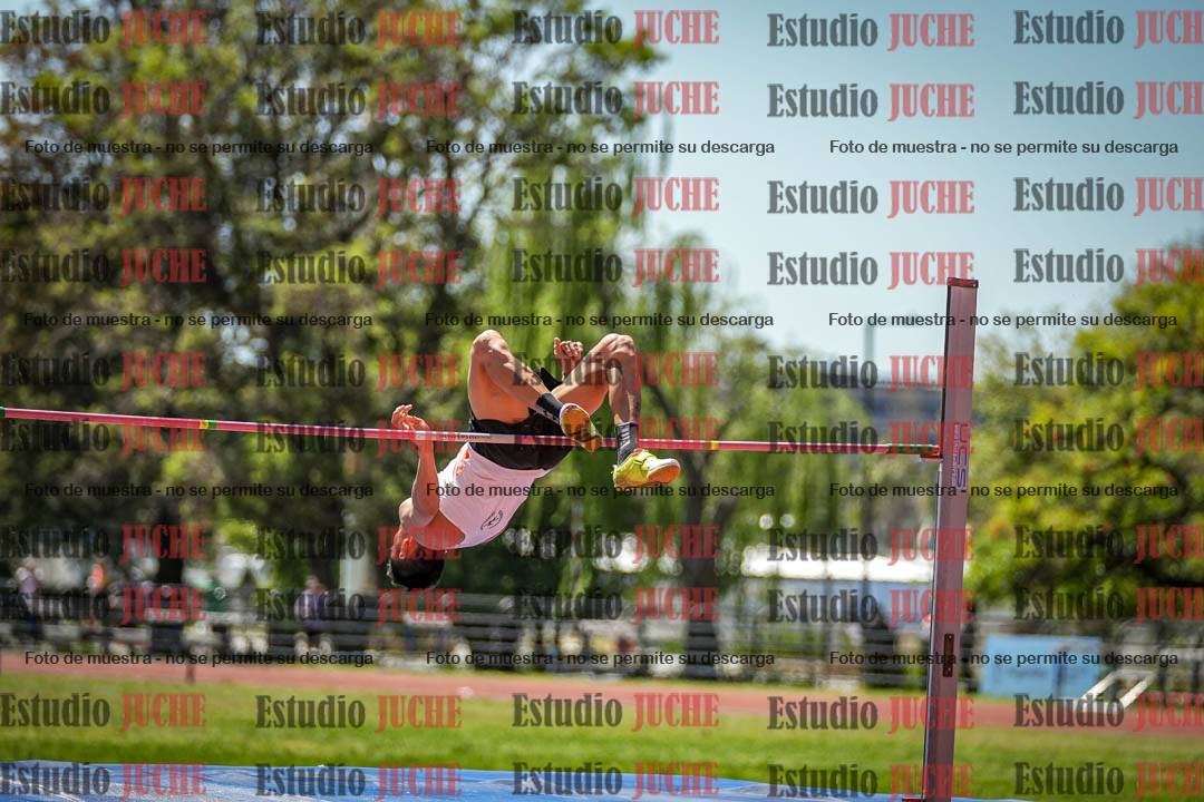Fotos del salto en alto de varones