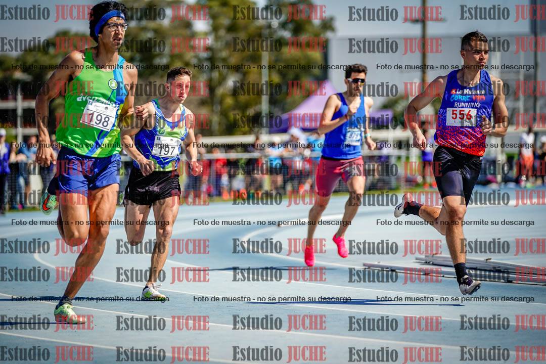 Fotos de los 800 m llanos de varones