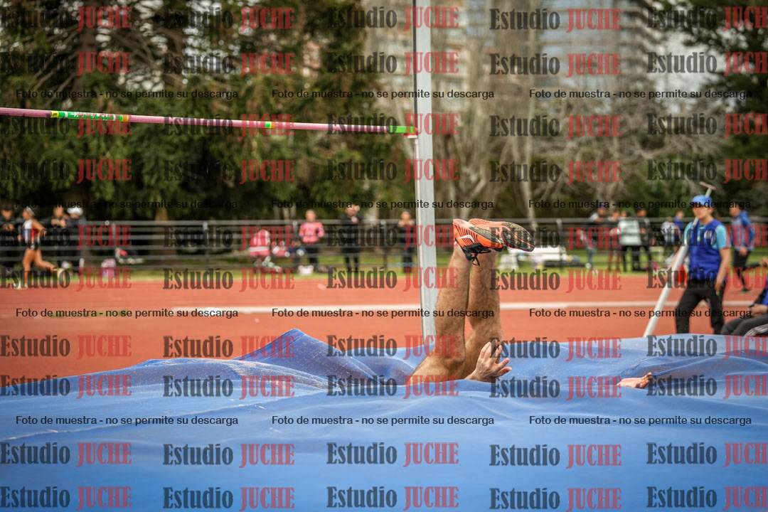 Fotos del salto en alto de varones