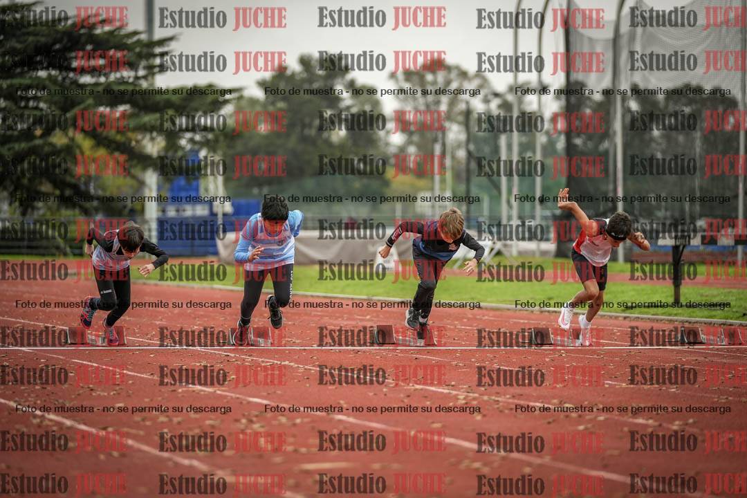 Fotos de los 50 m llanos de varones