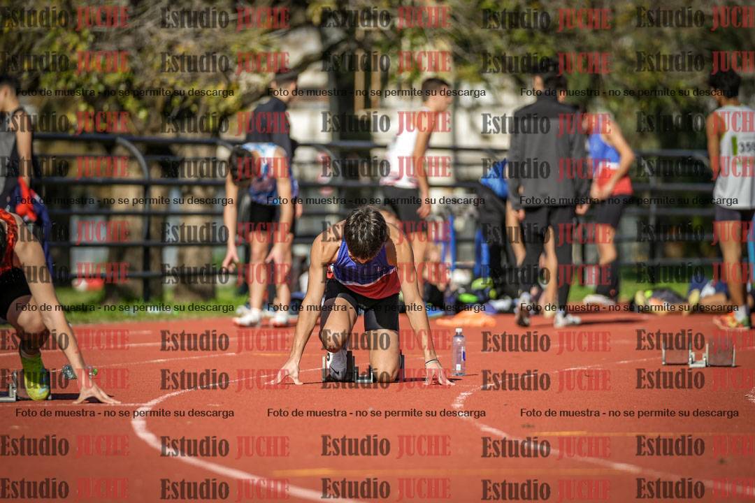 Fotos de los 200 m llanos de varones