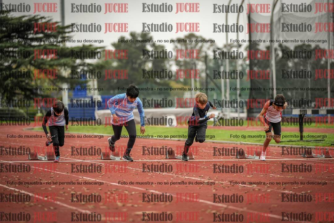 Fotos de los 50 m llanos de varones