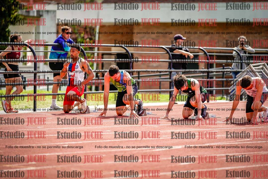 Fotos de los 100 m de varones