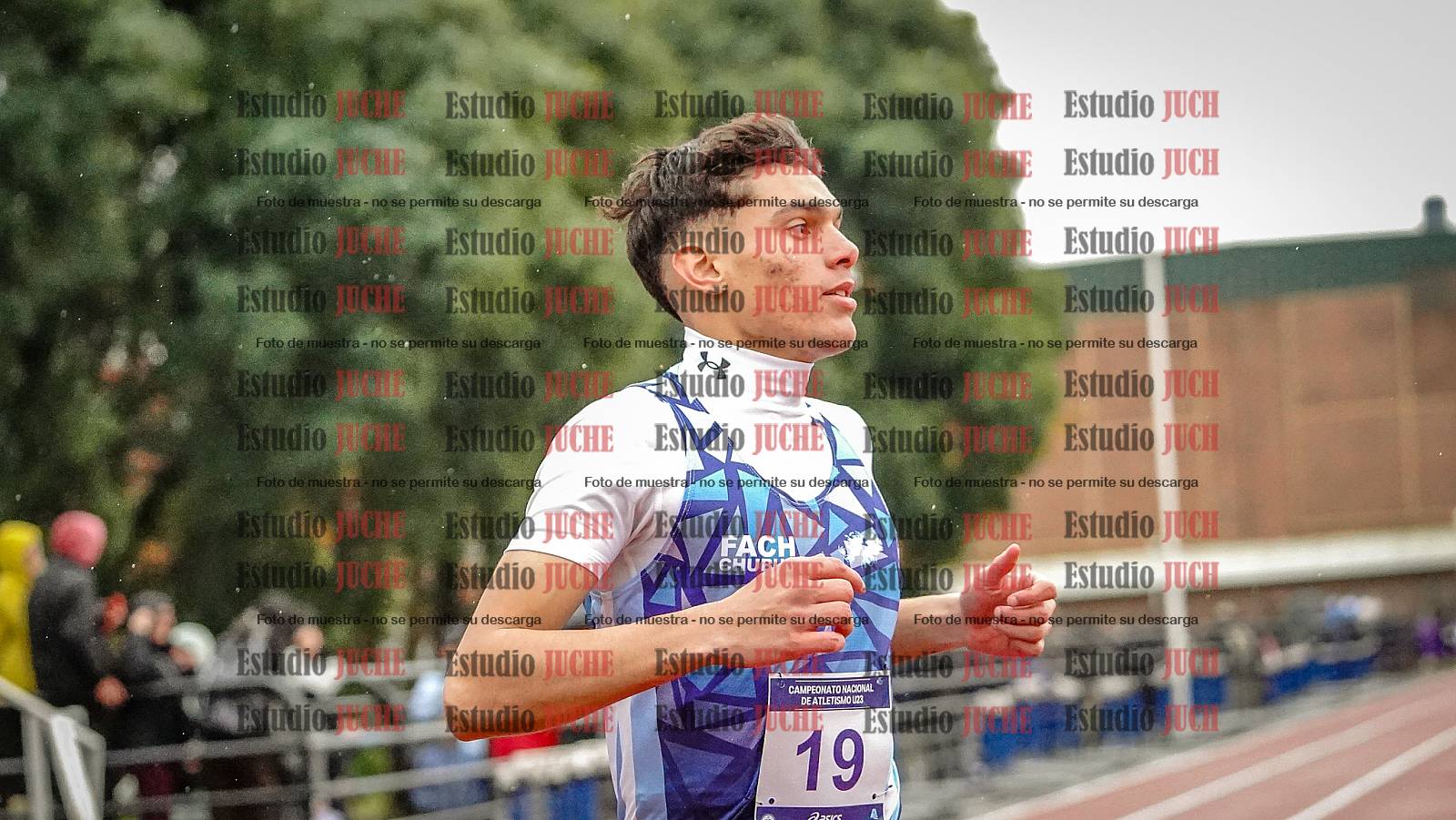 Fotos de los 100 m llanos de varones