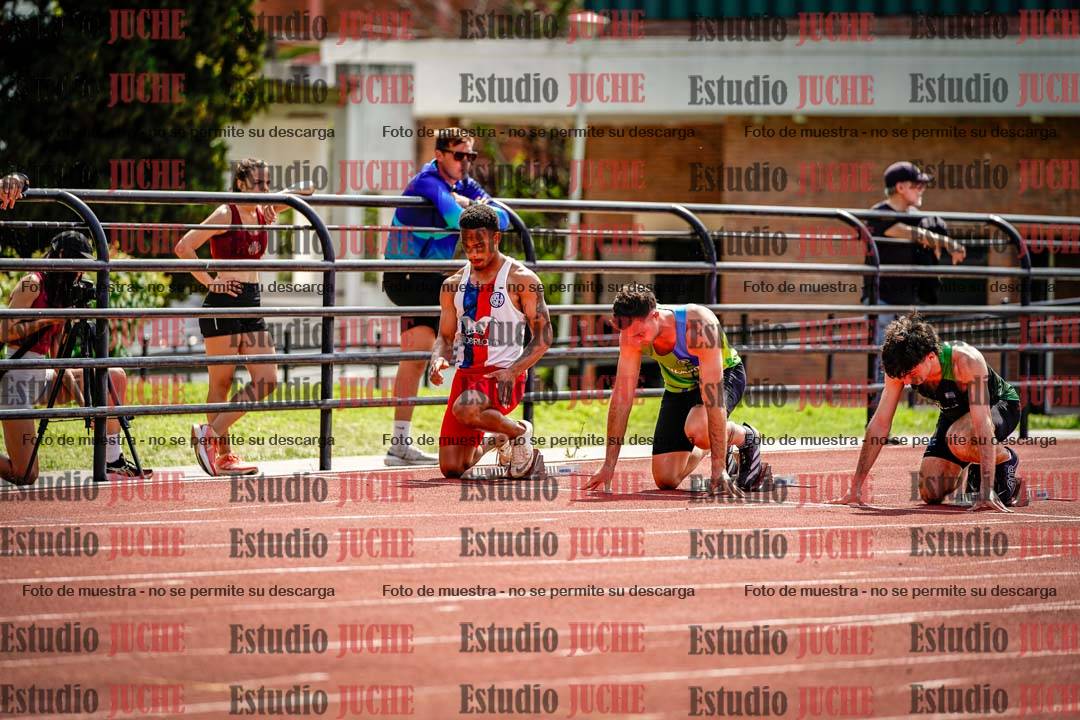 Fotos de los 100 m de varones