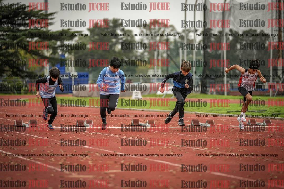 Fotos de los 50 m llanos de varones