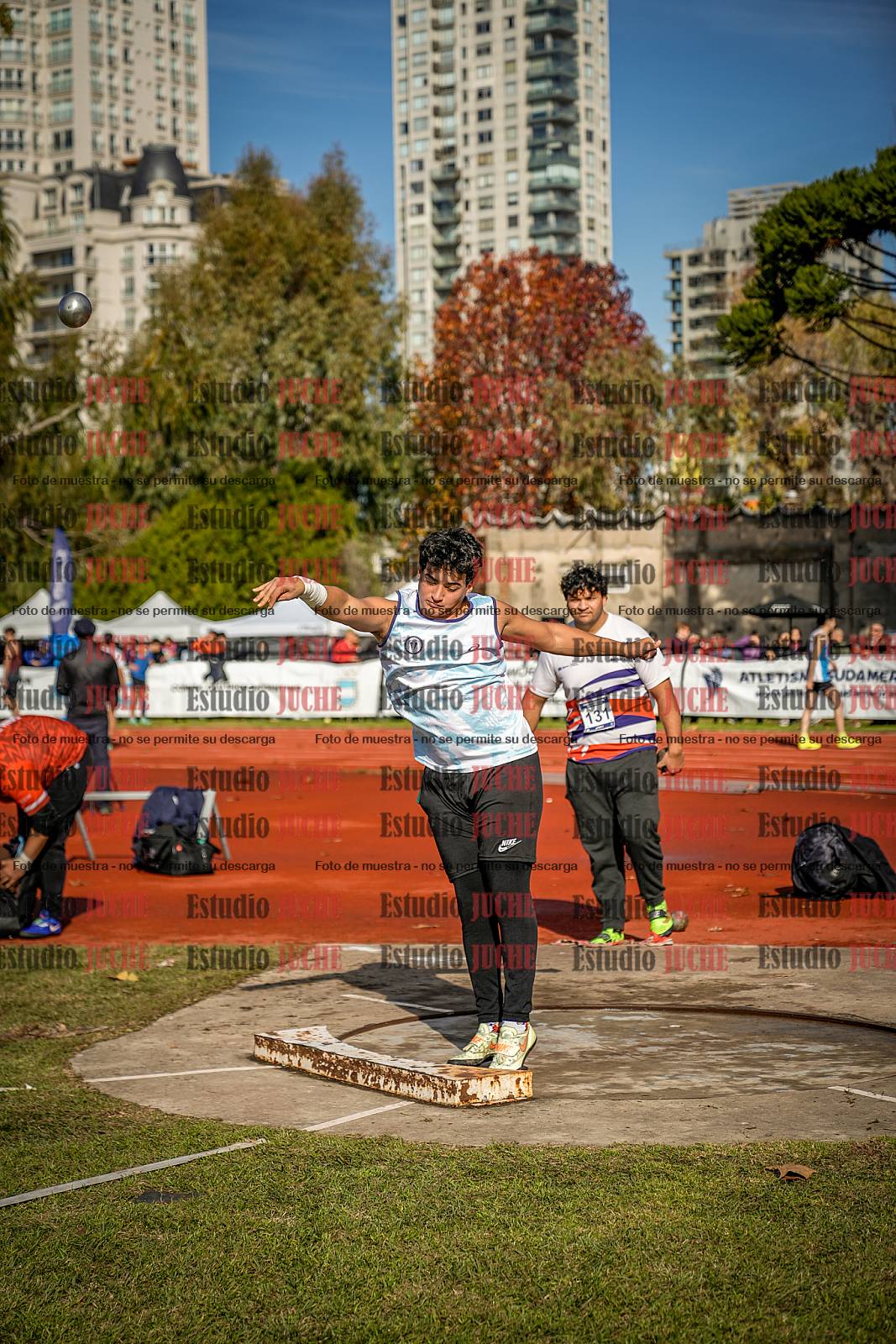 Fotos del salto en alto de varones