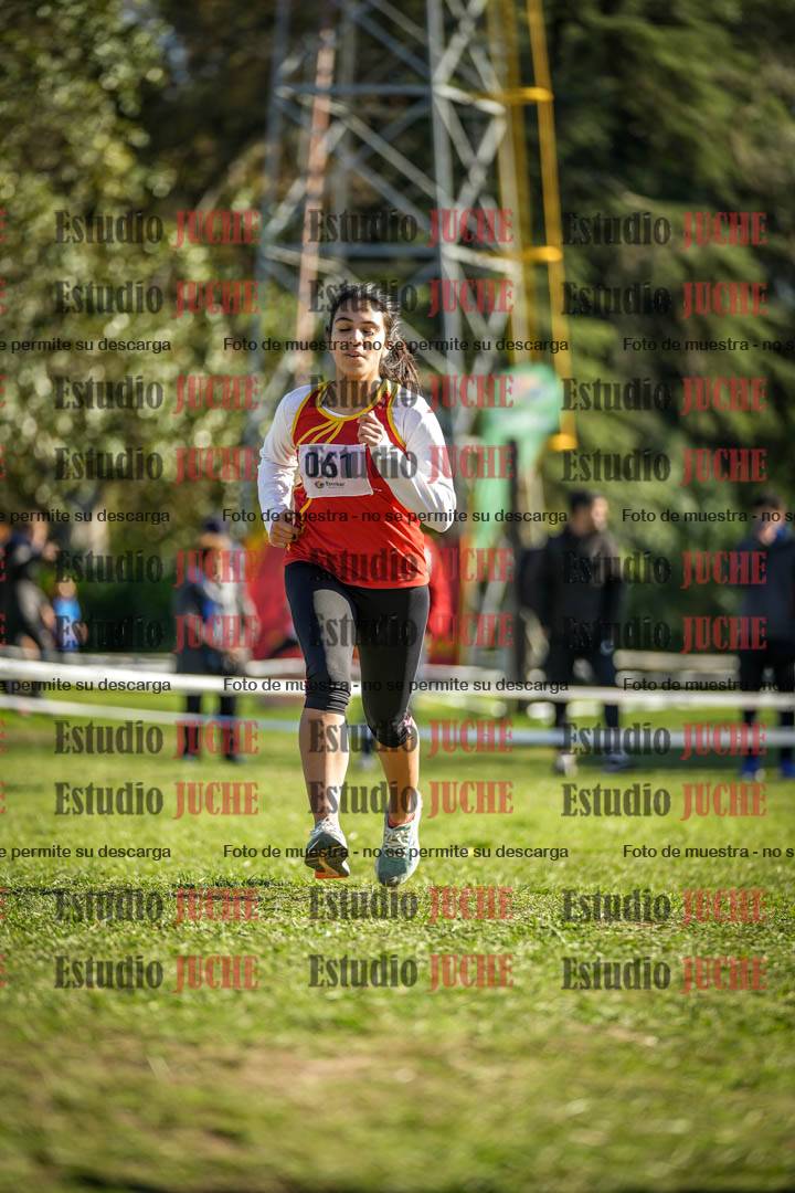 Fotos de la llegada del cross de 3000 m