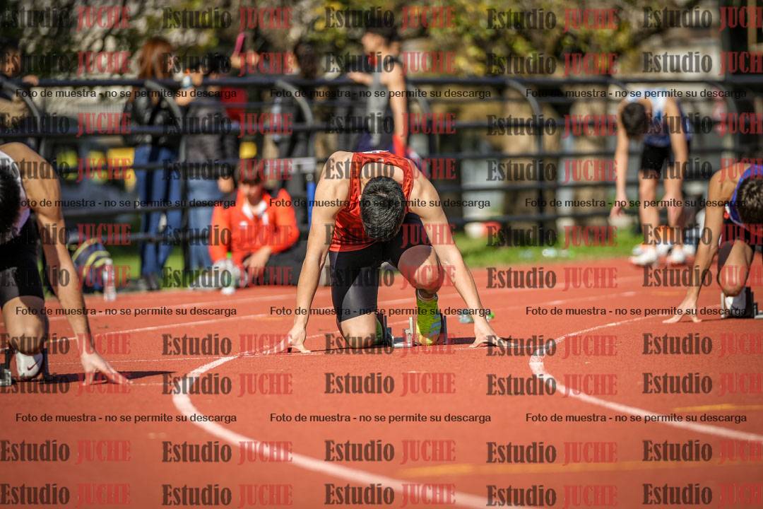 Fotos de los 200 m llanos de varones