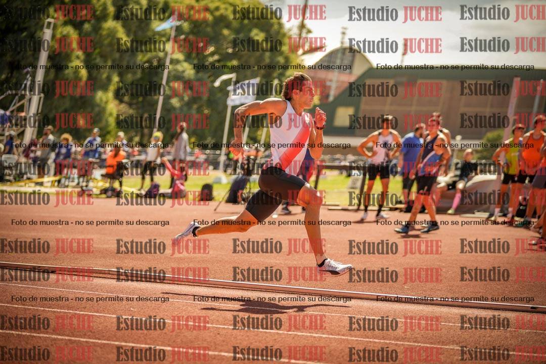 Fotos de los 400 m llanos de varones