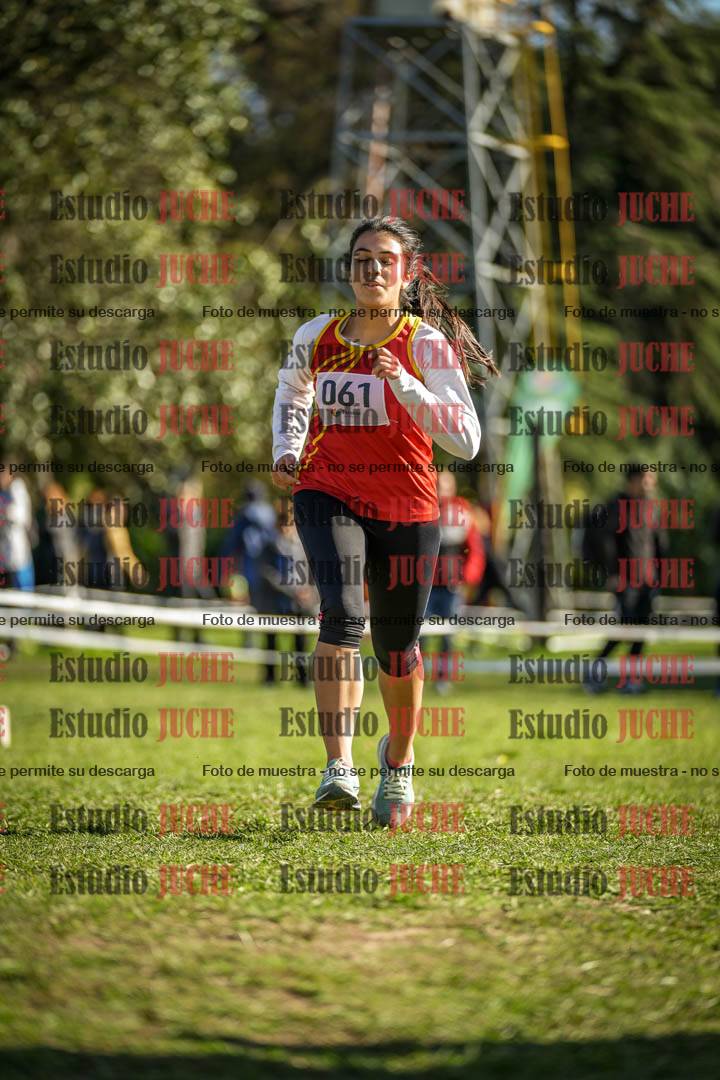 Fotos de la llegada del cross de 3000 m