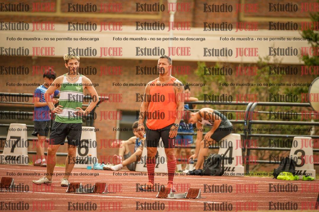 Fotos de los 100 m llanos de varones