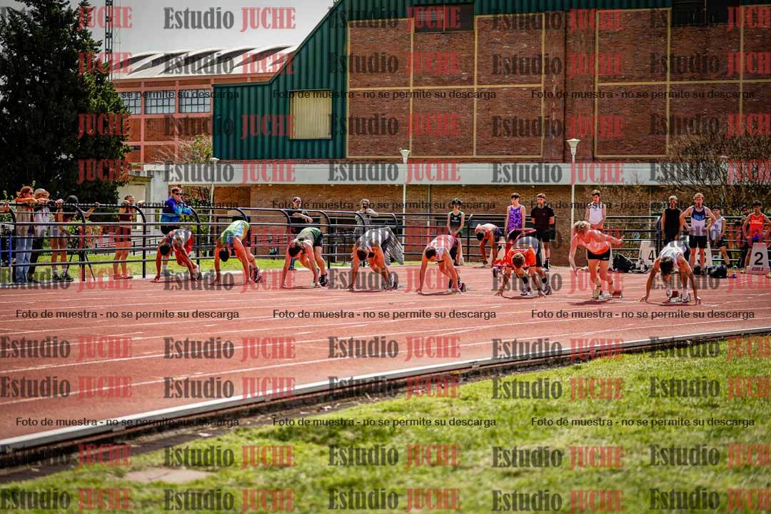 Fotos de los 100 m de varones