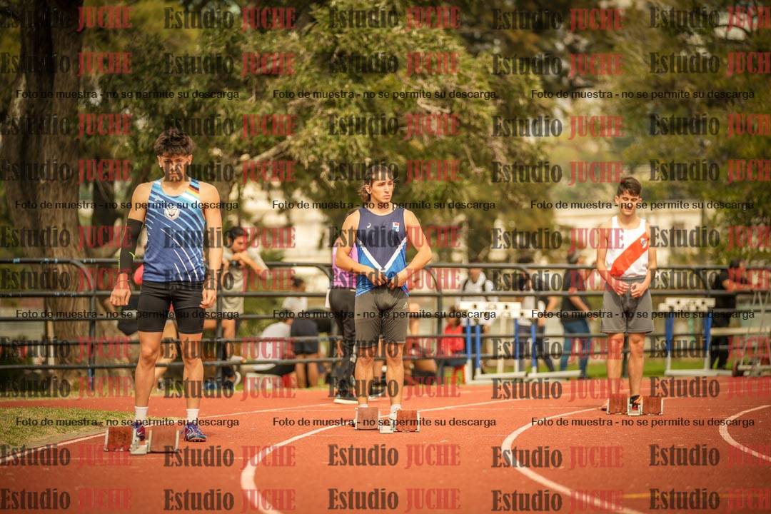 Fotos de los 200 m llanos de varones
