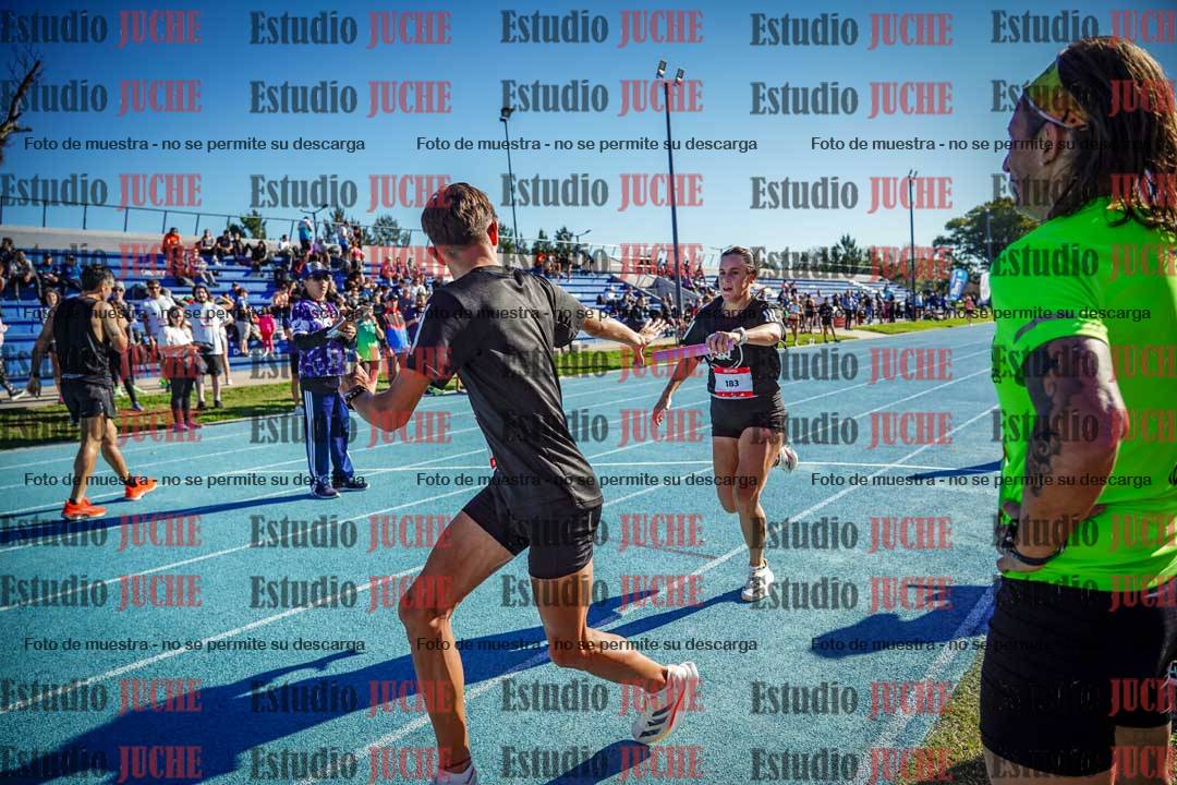 Fotos durante los relevos