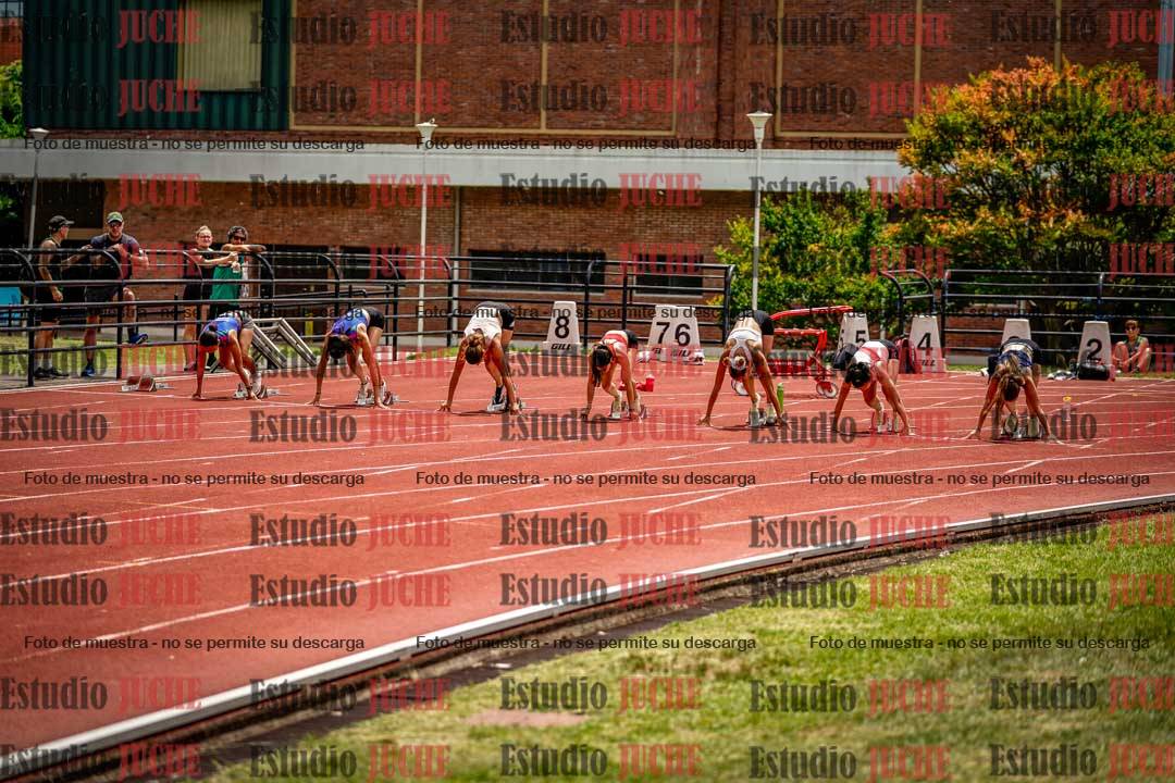 Fotos de los 100 m llanos de mujeres