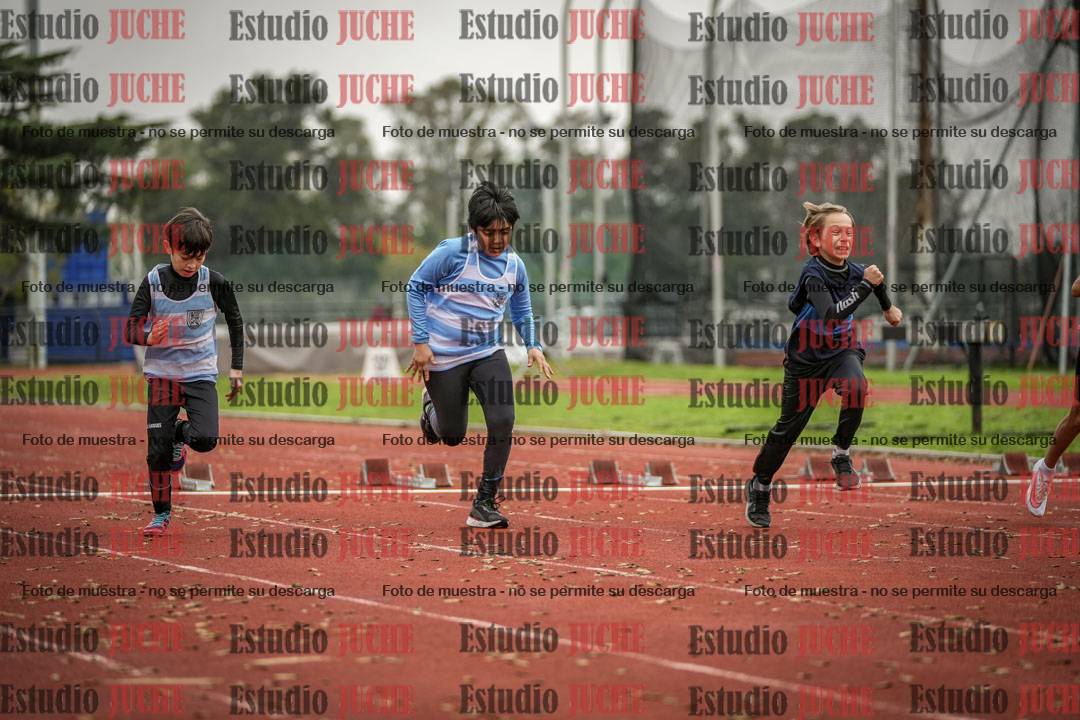 Fotos de los 50 m llanos de varones