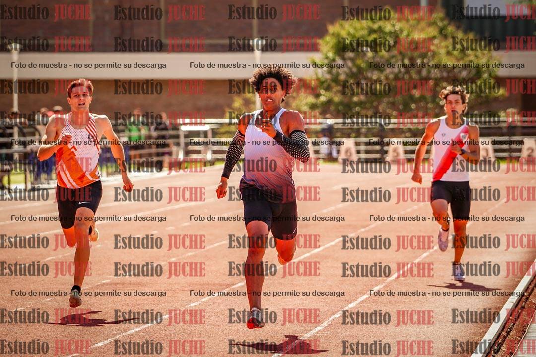 Fotos de los 400 m llanos de varones