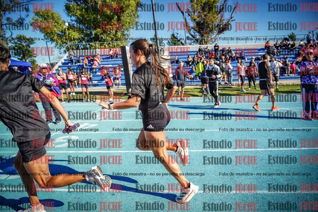 Fotos durante los relevos