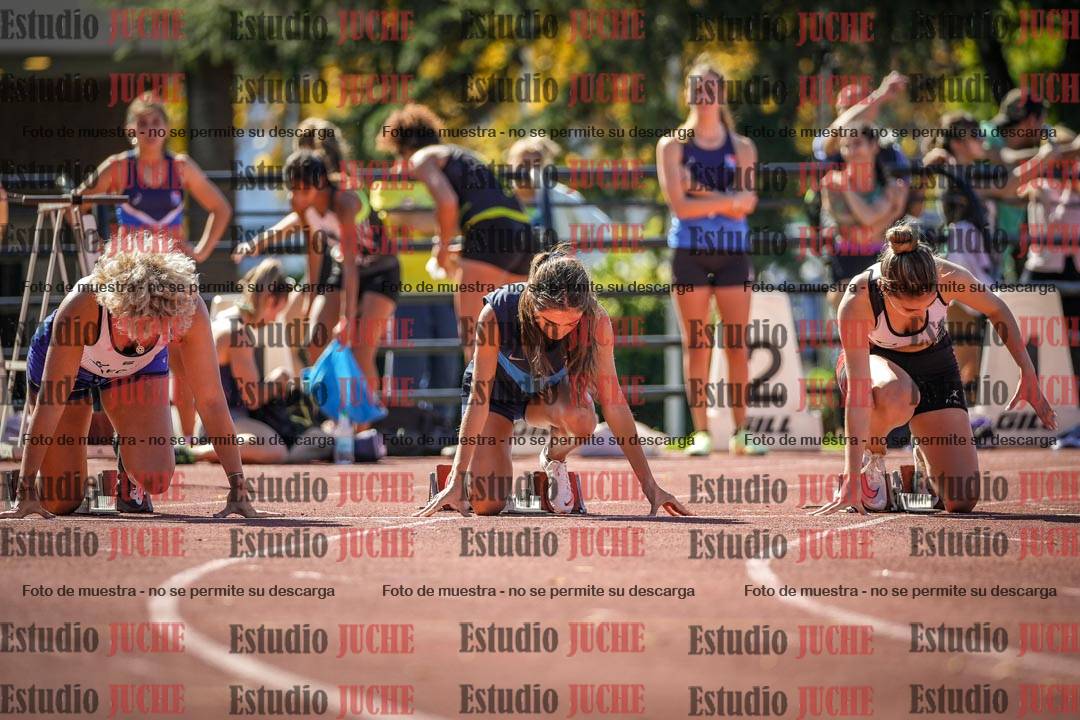 Fotos de los 100 m llanos de mujeres