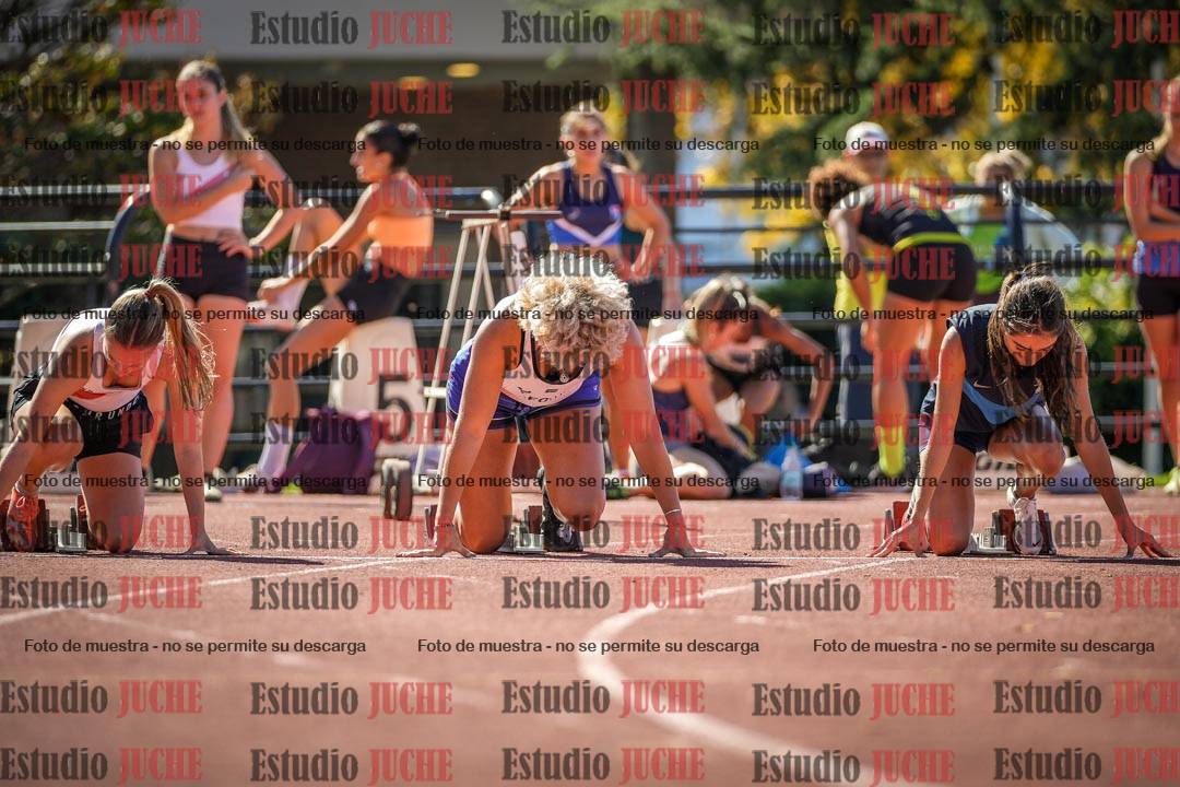 Fotos de los 100 m llanos de mujeres