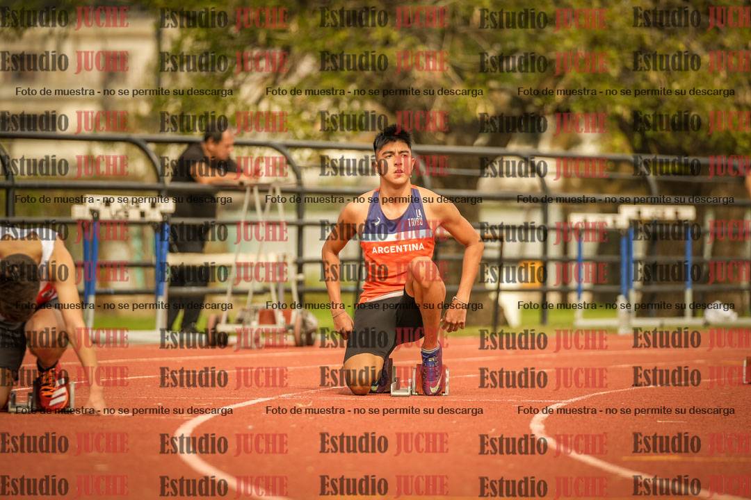 Fotos de los 200 m llanos de varones