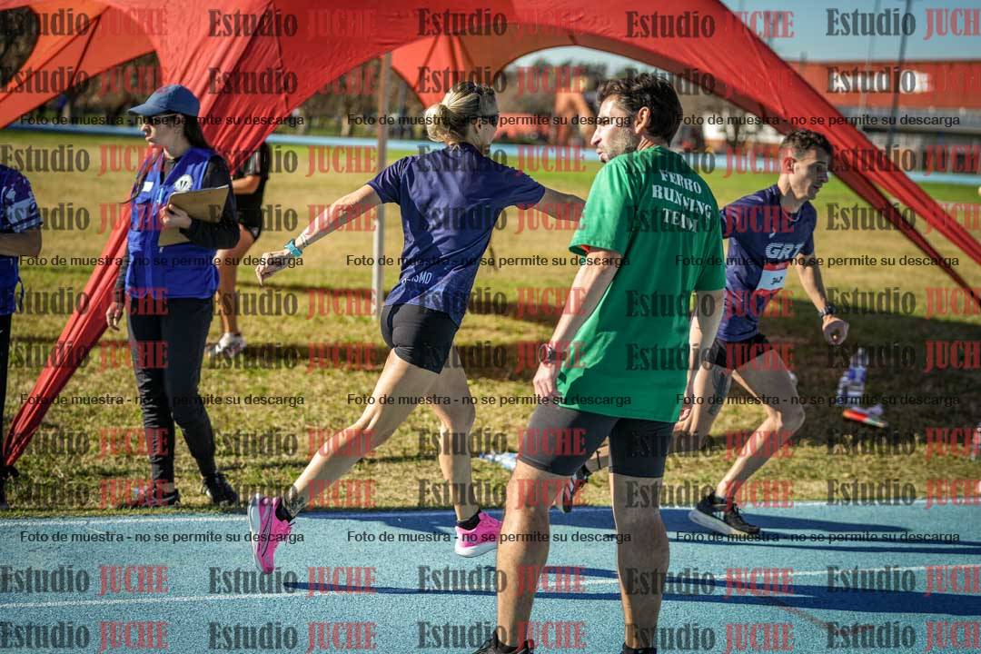 Fotos durante los relevos