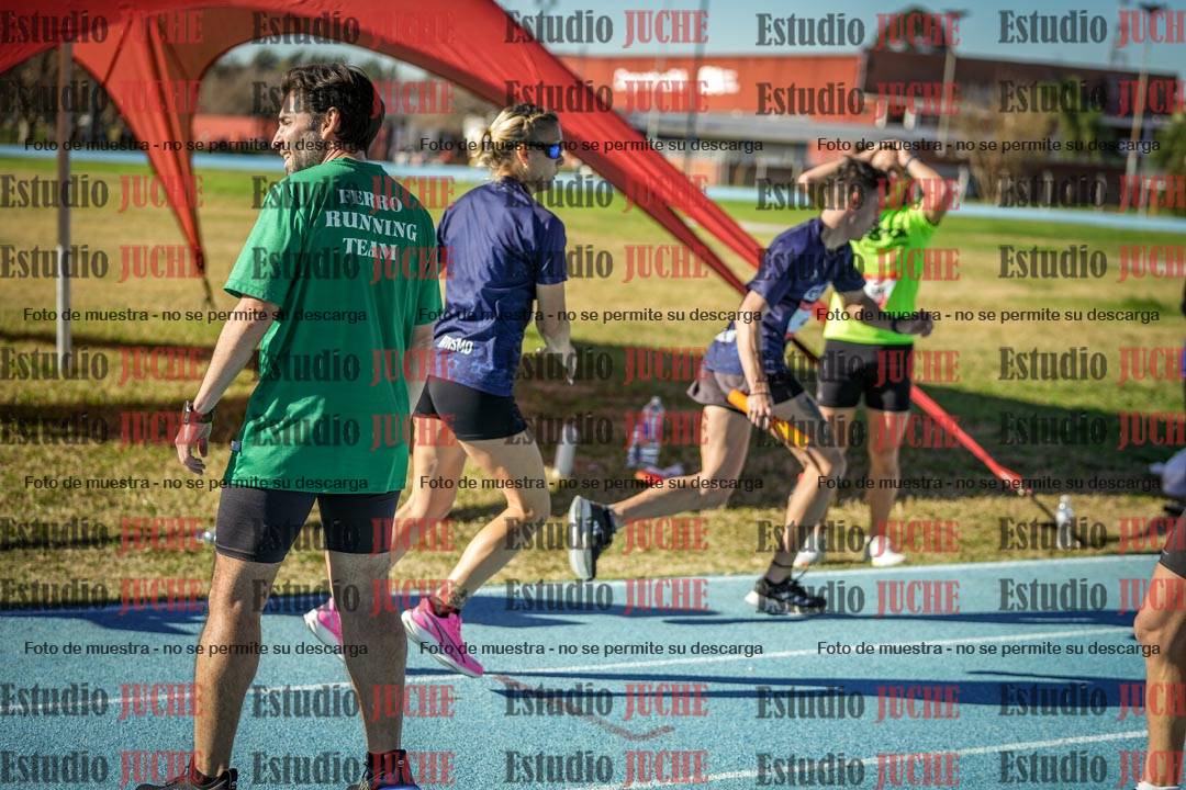 Fotos durante los relevos