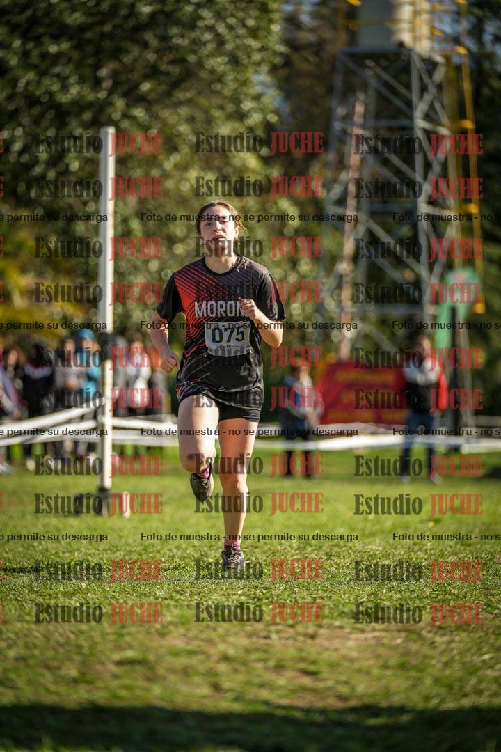 Fotos de la llegada del cross de 3000 m