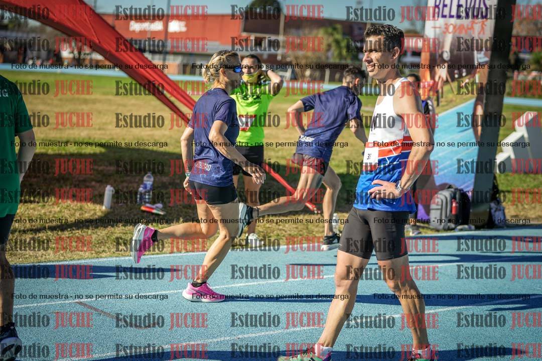Fotos durante los relevos