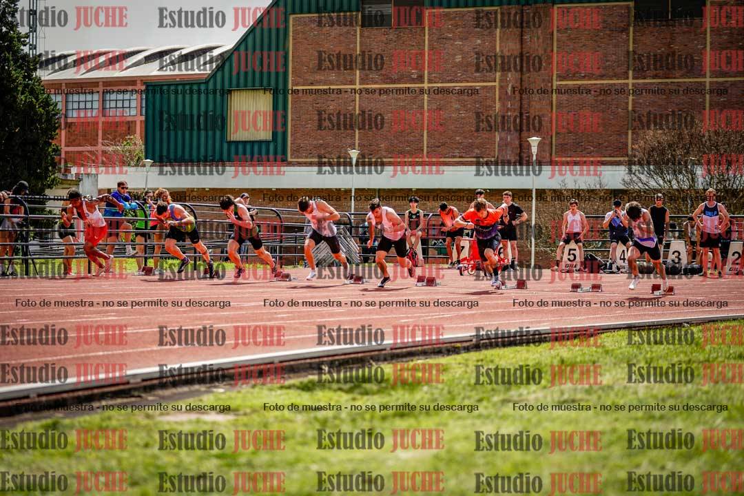 Fotos de los 100 m de varones