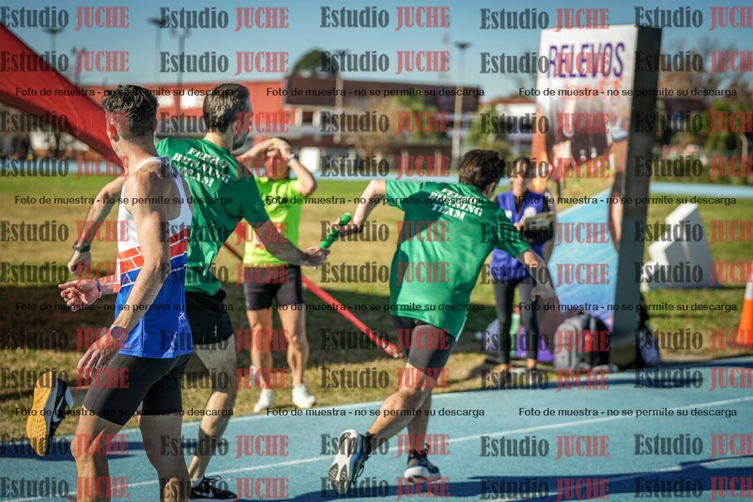 Fotos durante los relevos