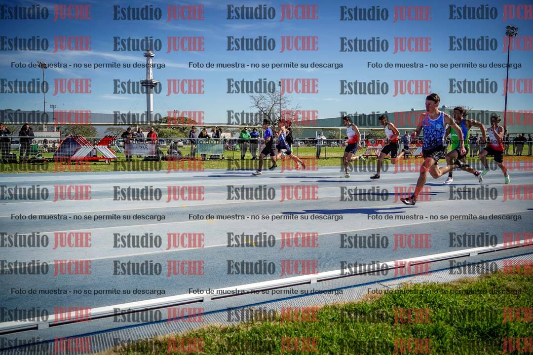 Fotos de los 100 m llanos de varones