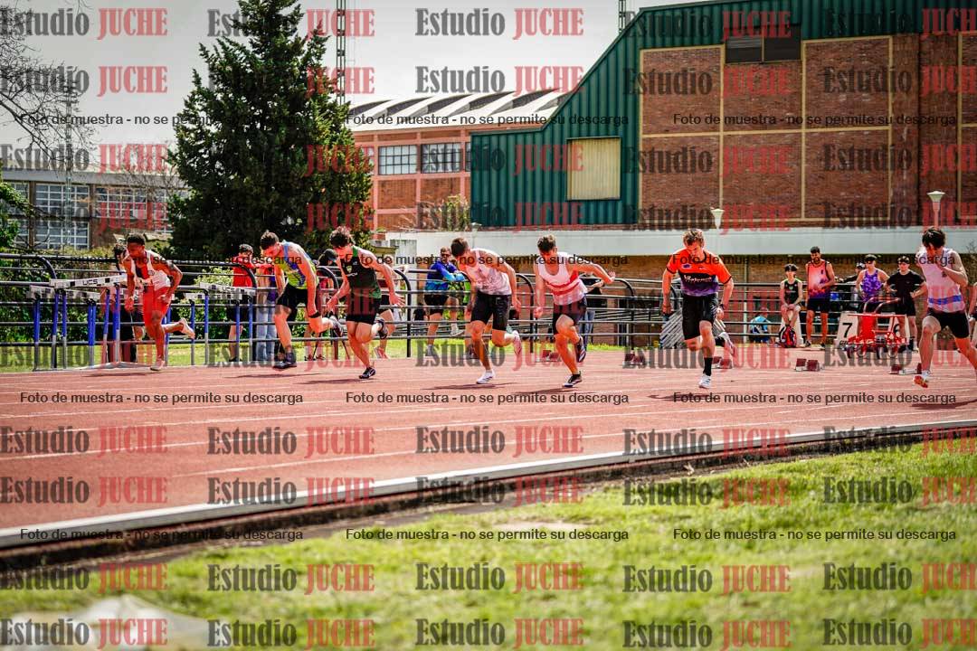 Fotos de los 100 m de varones
